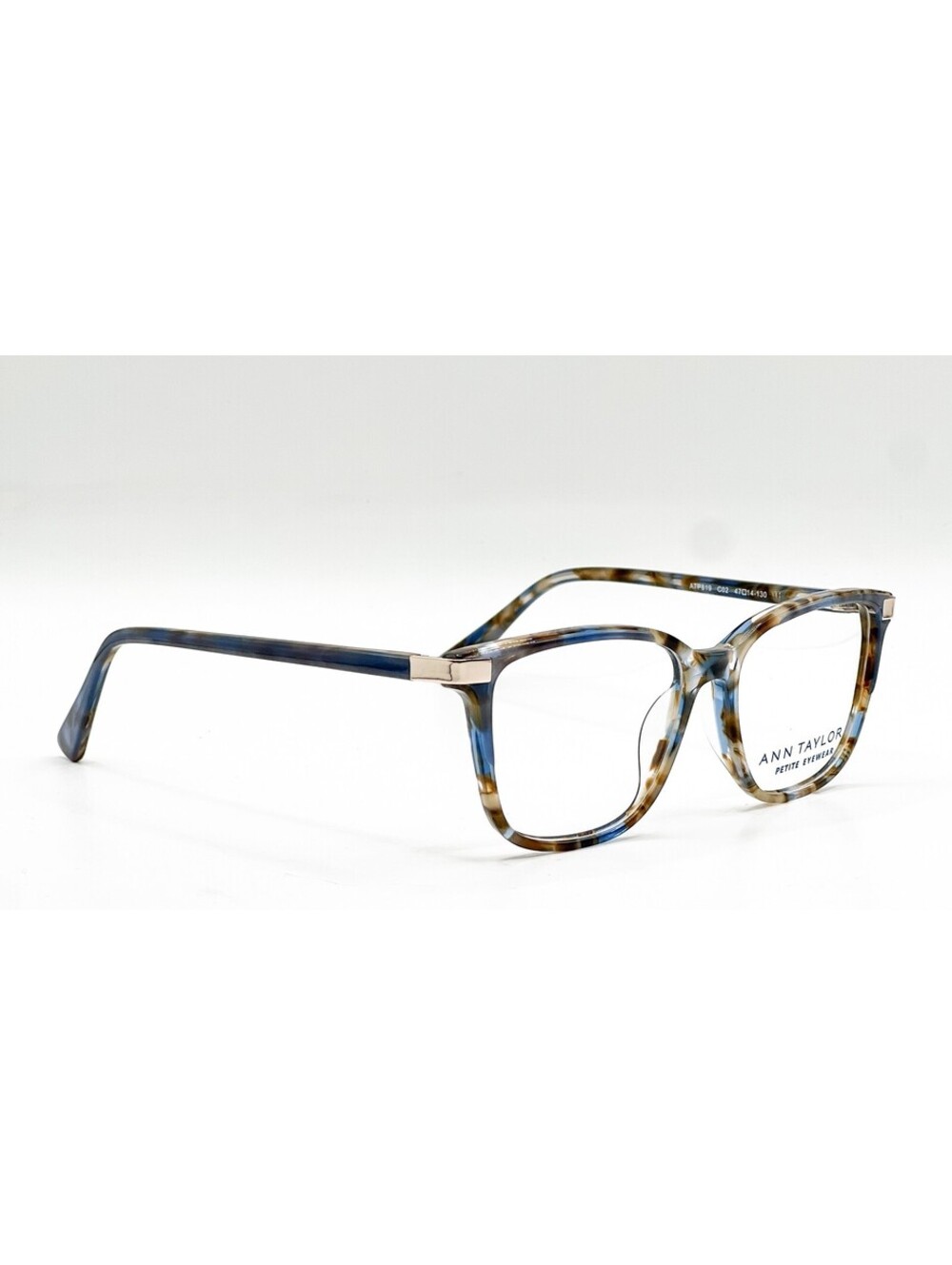 Ann Taylor Atp819 C02 Chambray Blue Authentic Eyeglasses 47-14-130 - Picture 4 of 5